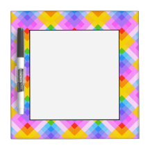 Rosa und multi Muster Whiteboards