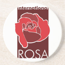 Rosa-Untersetzer