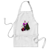 Rosa Weihnachtsmann Schürzen