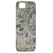 Rosa weises Case-Mate Paisleys iPhone 5 iPhone 5 Etui