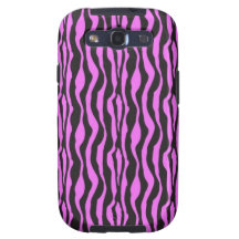 Rosa Zebra-Druck Galaxy SIII Schutzhüllen