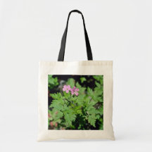 Rosarote Blumen Robins (Pelargonie Robertianum) Tasche