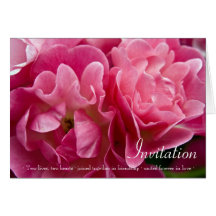 Rose:: Hochzeits-Einladungs-Karte