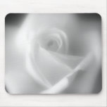 Rose in der Schwarzweiss-Mausunterlage Mauspad