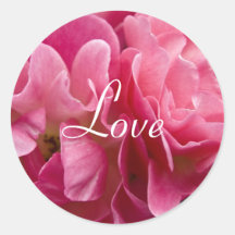 Rose:: Liebe-Aufkleber