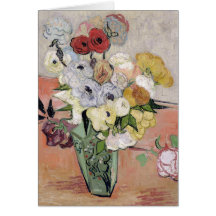 Rosen und Anemonen, 1890 Karten