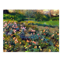 Rosenwaldung durch Pierre Renoir Postkarte