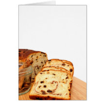 Rosinen-Brot und Zimt Karten