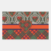 RossScottishTartan Sticker