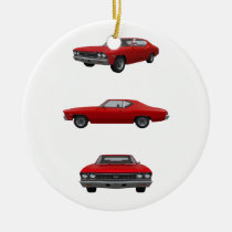 Rot Chevelle 1968 SS: ornaments