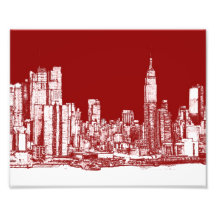 Rot New York NYC Kunstfoto