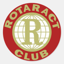 Rotaract Logo Runde Aufkleber