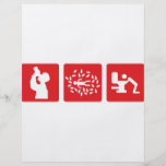 rote Alkoholbildikone Personalisierte Flyer