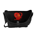 Rote Drache-Bote-Tasche Kuriertaschen