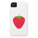 Rote Erdbeere iPhone 4 Etuis