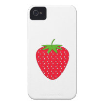 Rote Erdbeere iPhone 4 Etuis