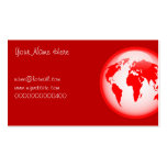 Rote glatte Kugel, Ihr Name hier, Visitenkarten