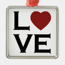 Rote Herz-Liebe-Verzierung Weihnachtsornament