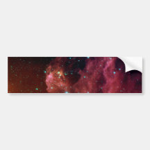 rote Himmelwolke des Staubes sig07-006 Autosticker