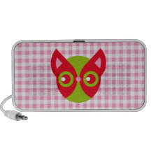 Rote Katze Reise Lautsprecher