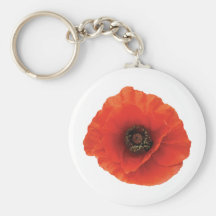 Rote Mohnblume Schlüsselband