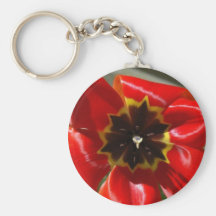 Rote Mohnblume Schlüsselbänder