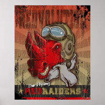 ROTE RÄUBER PLAKATDRUCK