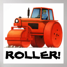 Rote Rolle Posterdruck