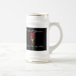 Rote Rosen Braut und Bräutigam-Hochzeits-Datum Ste Tee Haferl