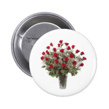 Rote Rosen Button