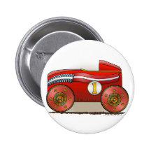 Rote Seifen-Kasten-Rennwagen-Stifte Anstecknadelbutton