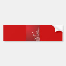 ROTE STRUDEL-HERZ-BLUMENMUSTER-GRAFIK-Hintergründe Auto Aufkleber