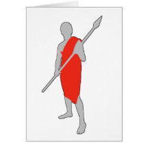 Rote Toga-Typvalentines-Karte