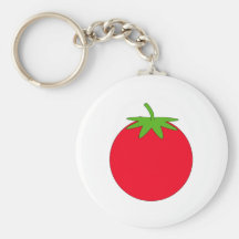 Rote Tomate Schlüsselanhänger