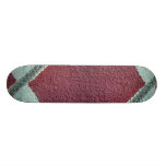 Rote und weiße Beschaffenheit (Wand) Individuelle Skateboarddecks