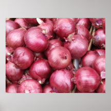 Rote Zwiebeln Plakate