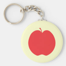 Roter Apple Schlüsselband