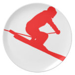 ROTER ART-SKI TELLER