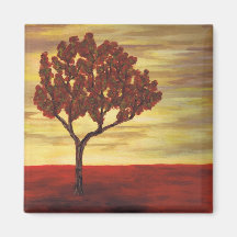 Roter Baum Magnete