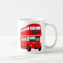 Roter Bus Kaffeehaferl