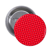 Roter Confetti Anstecknadel