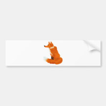 Roter Fox Autosticker