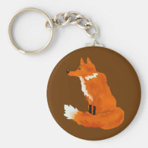 Roter Fox Schlüsselbänder