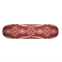 Roter FraktalSkateboard Skateboardbretter