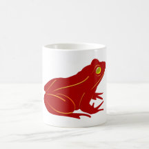 roter Frosch red frog Tassen