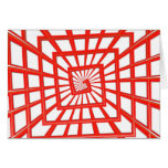 roter glatter Strudel Karte