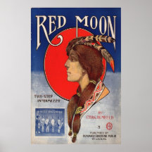 Roter Mond Plakat