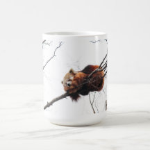 Roter Panda-Becher Tee Tasse