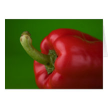 roter Paprika Karten