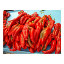 roter Paprika Kroatien Postkarten
